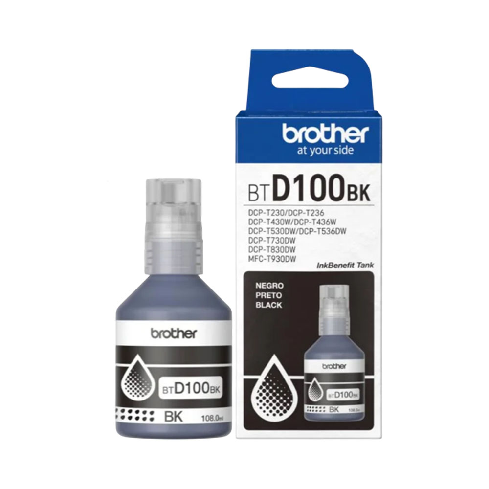 Tinta de Impressora Brother BTD100K Preto