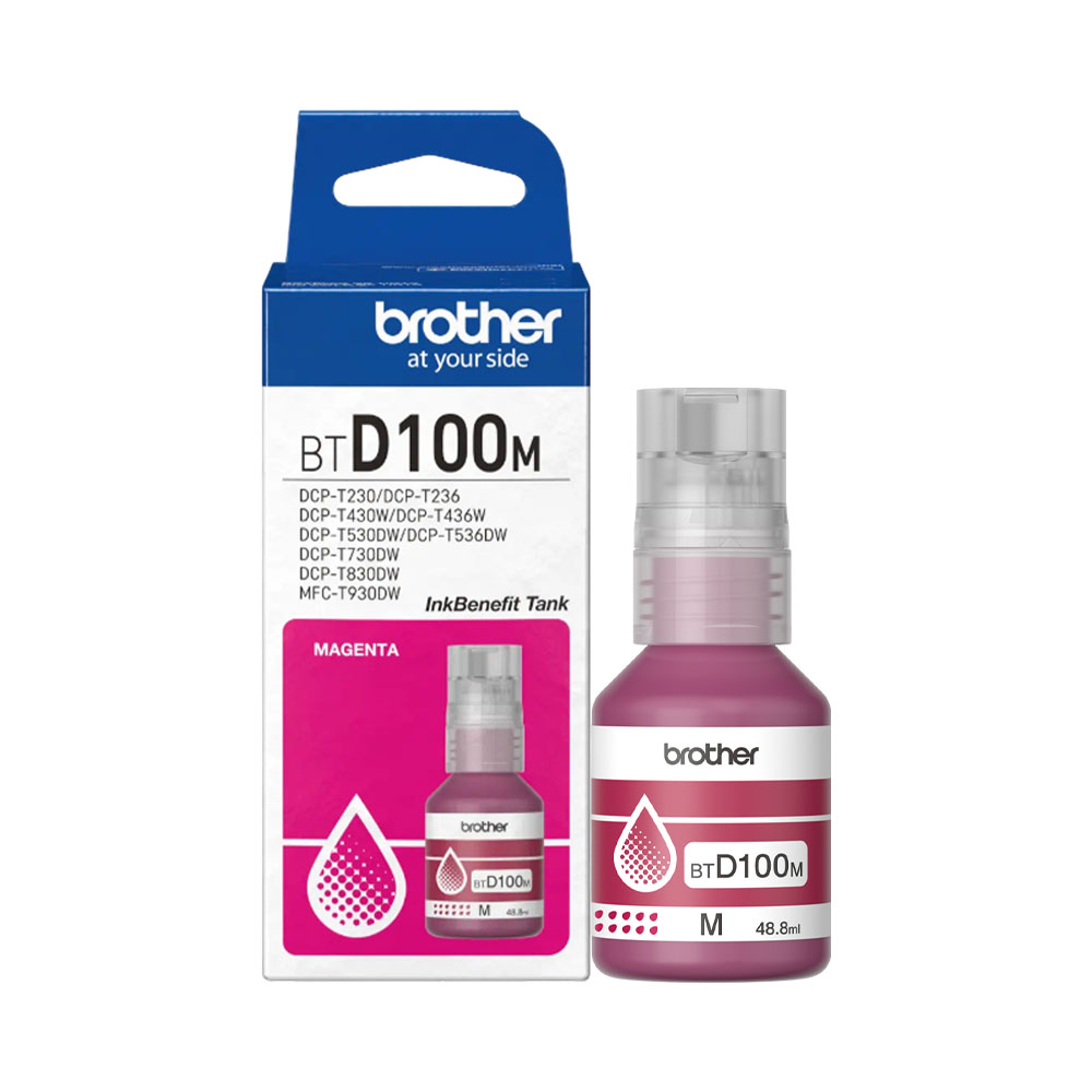 Tinta de Impressora Brother BTD100M Magenta