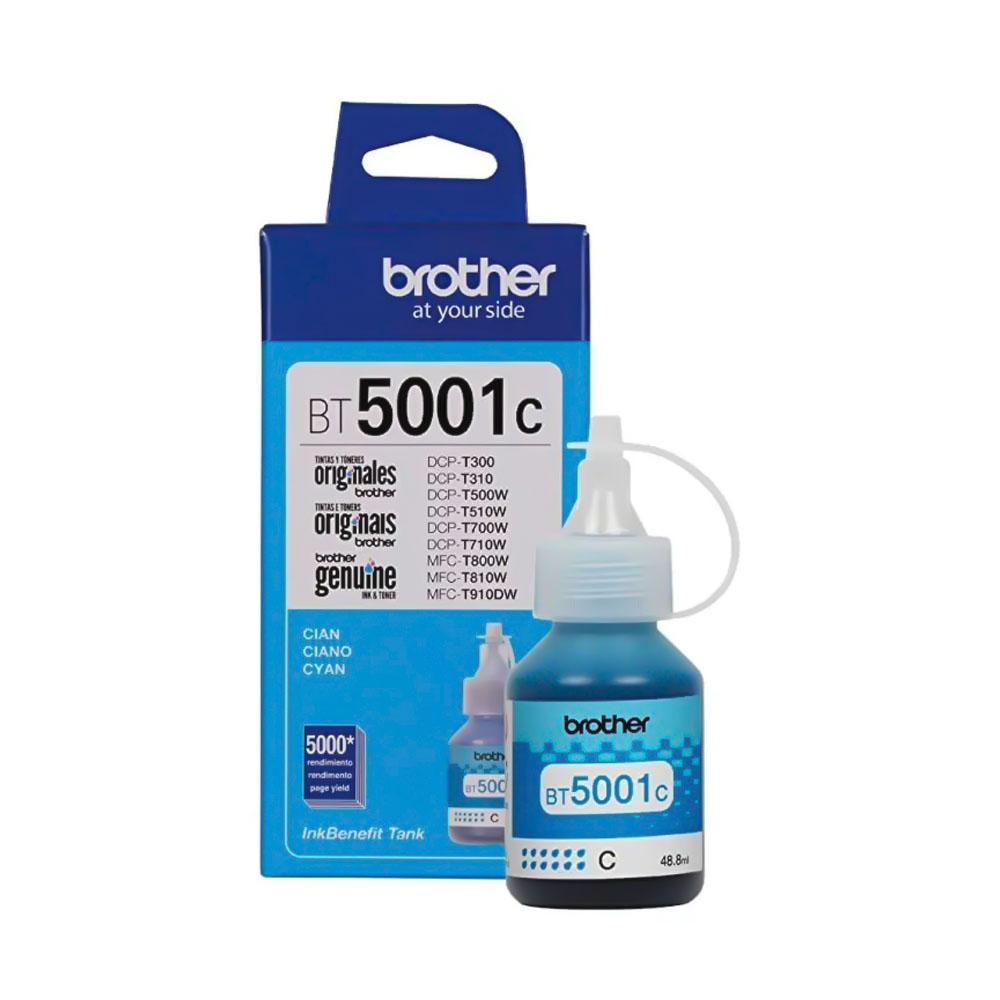 Tinta Brother BT5001C Cyan 48.8ML