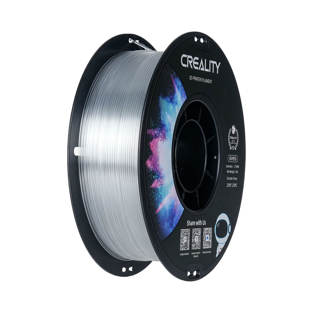 Filamento de Impressora 3D Creality Cr-petg 1 KG Transparente