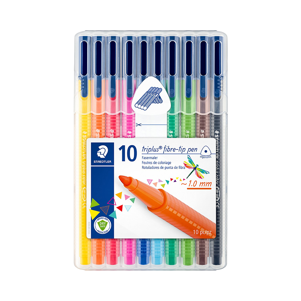Marcador Rotulador Staedtler Triplus Fibre-tip Pen 323 SB10 10 Unidades