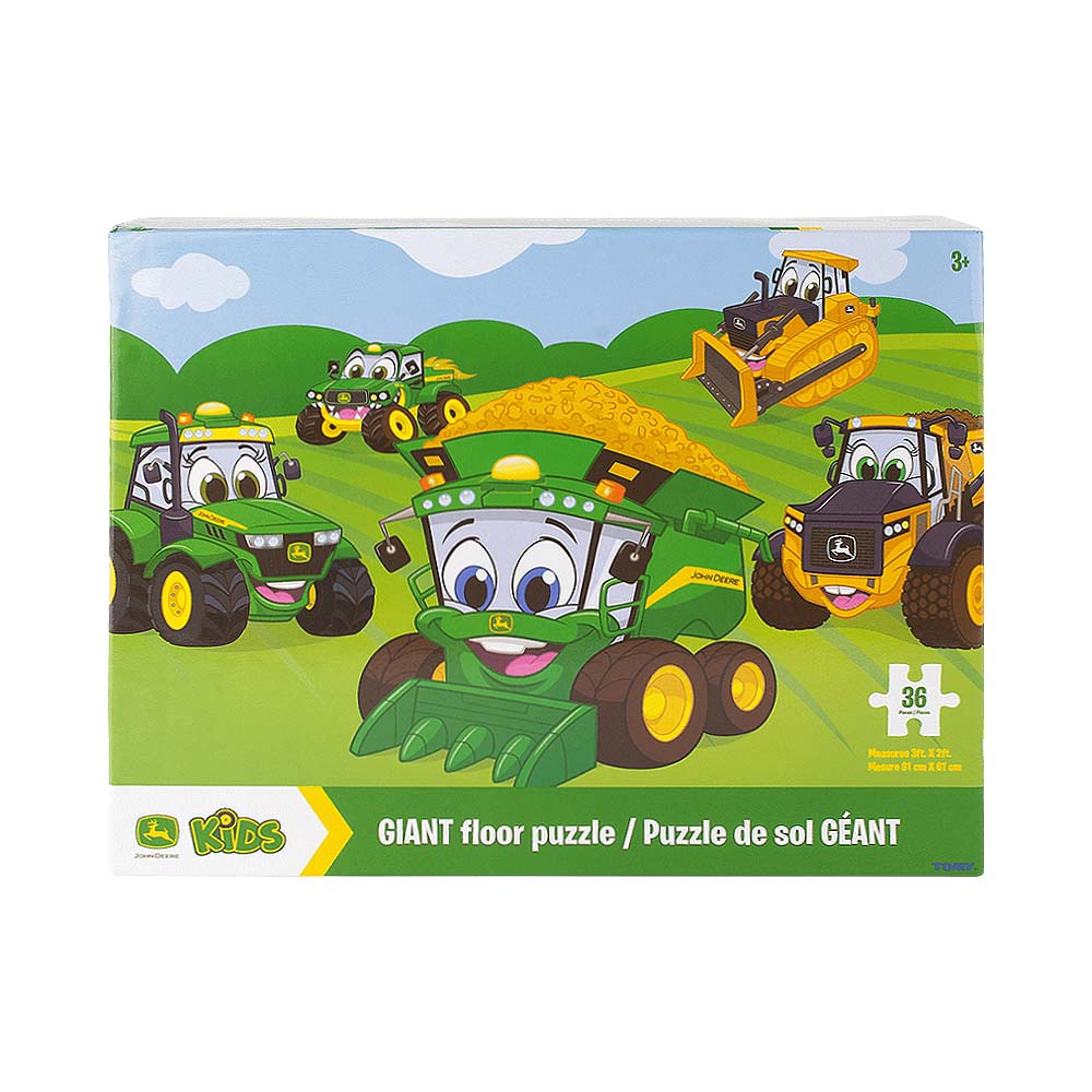 Quebra-cabeça de Piso Tomy John Deere Kids Giant Floor Puzzle LP76930 36 Peças