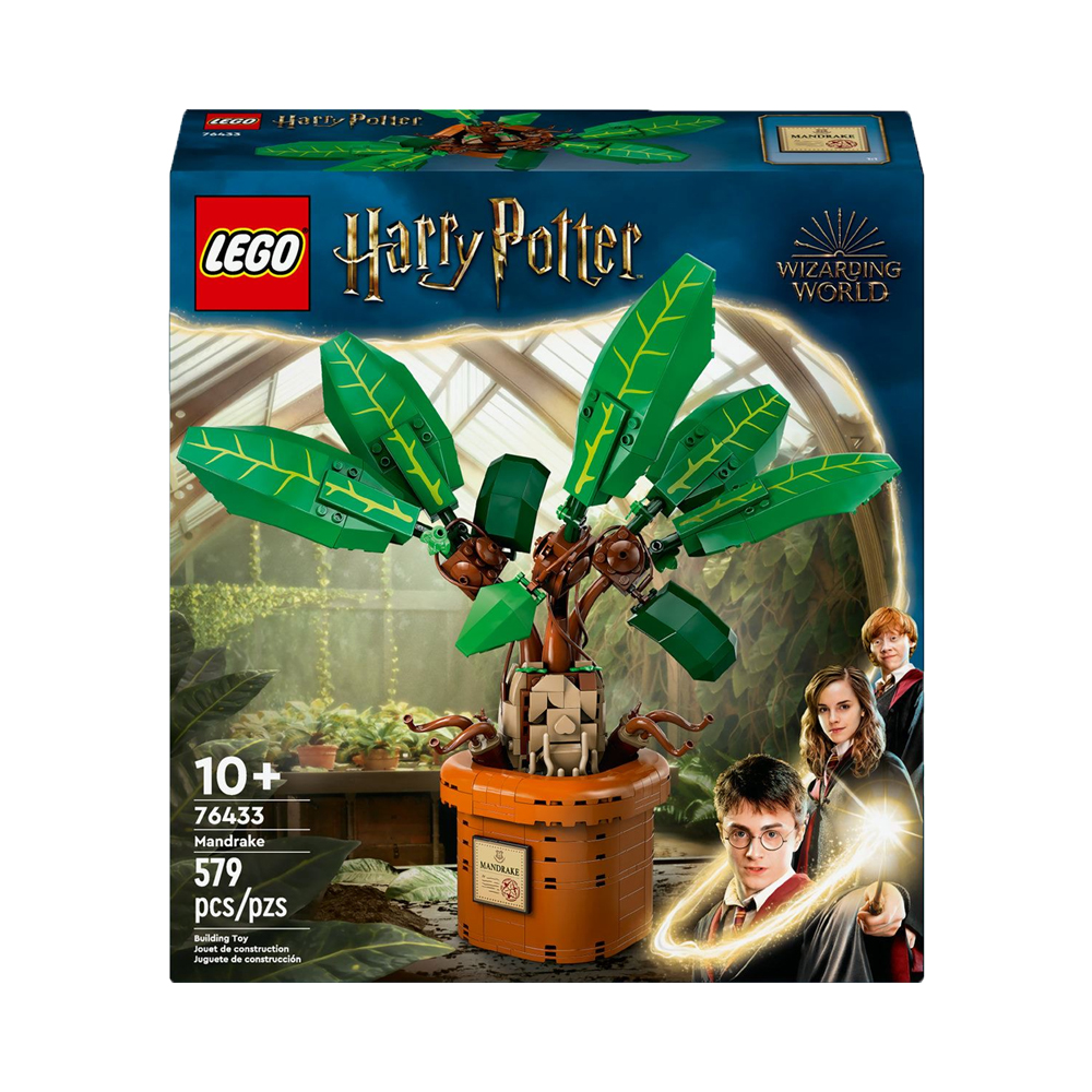 Brinquedo de Construção Lego Harry Potter Wizarding World Mandrake 76433 579 Peças