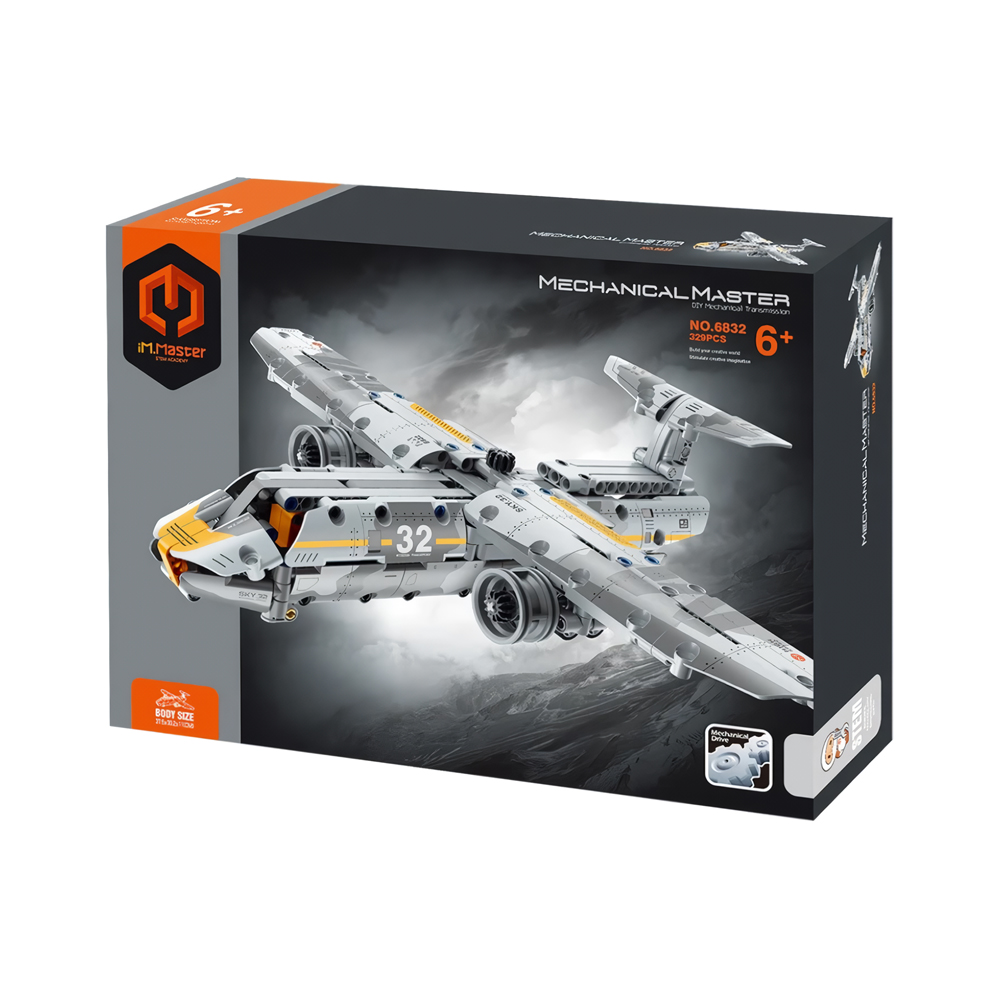 Brinquedo de Construção Nasa IM Master Mechanical Master Military Transport Aircraft 6832 329 Peças