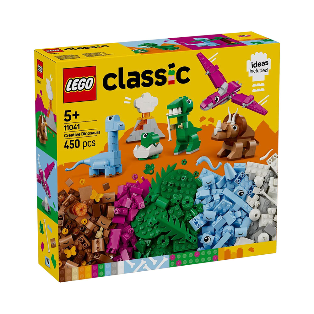 Brinquedo de Construção Lego Classic Creative Dinosaurs 11041 450 Peças