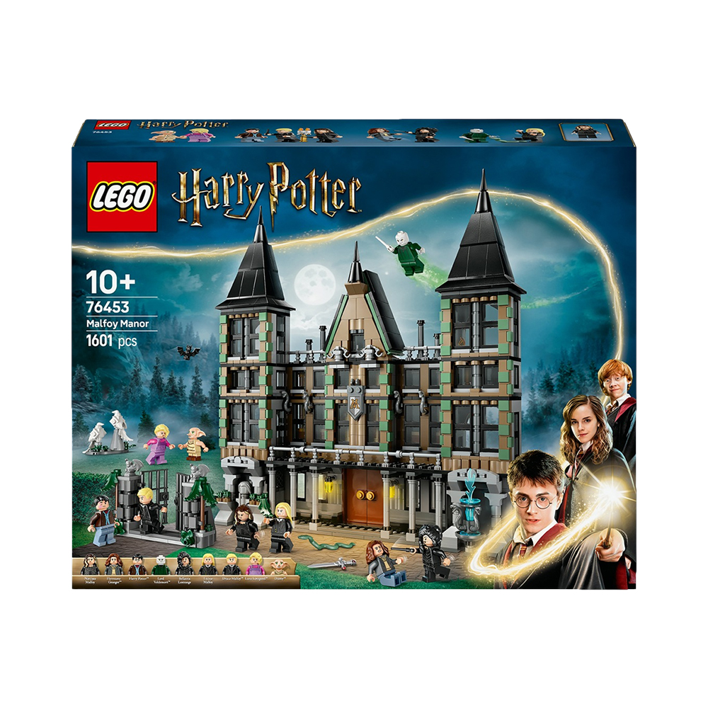 Brinquedo de Construção Lego Harry Potter Malfoy Manor 76453 1601 Peças