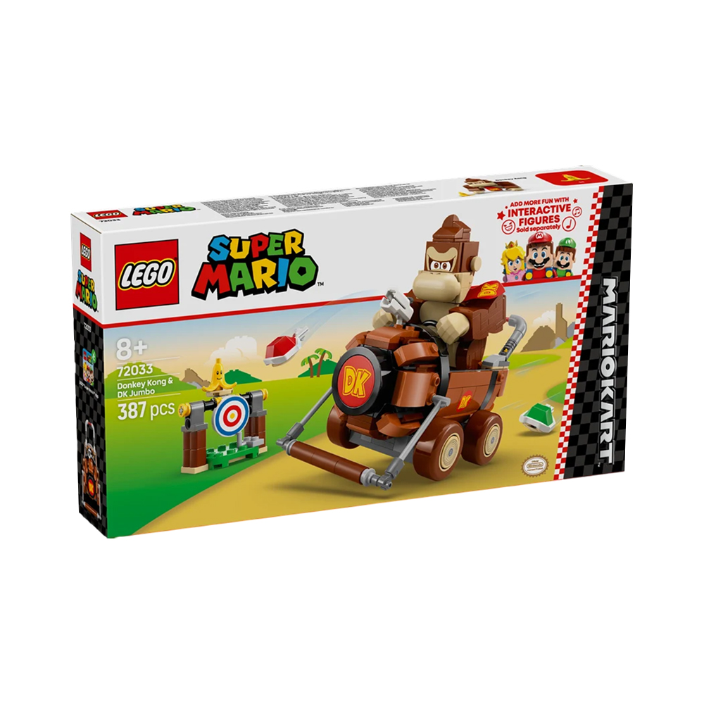 Brinquedo de Construção Lego Super Mario Donkey Kong Y DK Jumbo 72033 387 Peças