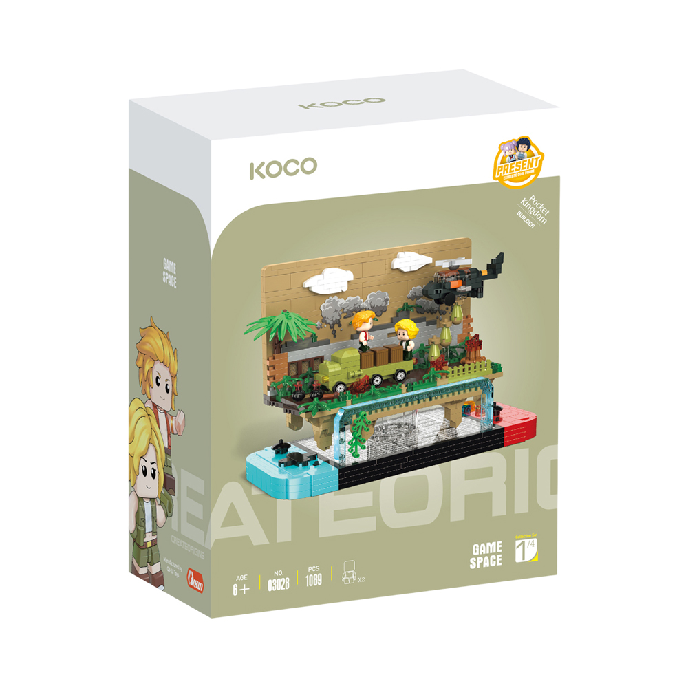 Brinquedo de Construção Nasa Koco World War 2 03028 1089 Peças
