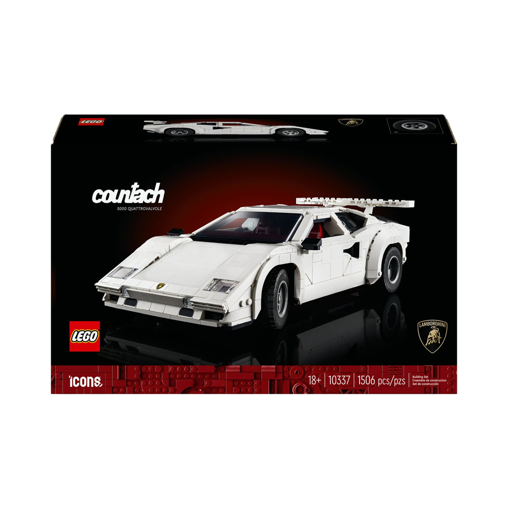 Juguete de Construcción Lego Lamborghini Countach 5000 Quattrovalvole 10337 1506 Piezas