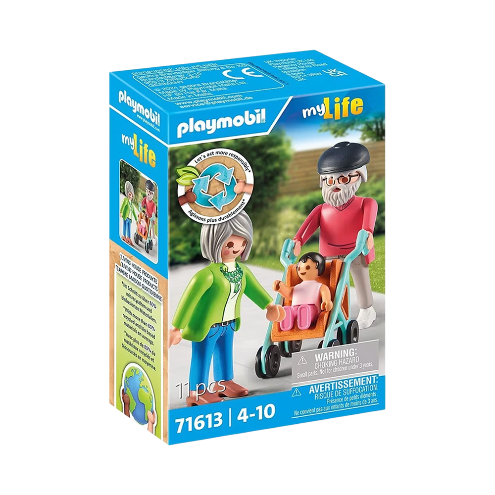 Brinquedo Playmobil MY Life Grandma With Baby 71613