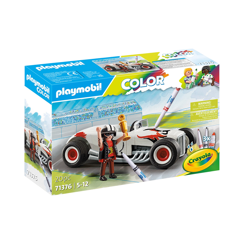 Brinquedo Playmobil Color Hot Rod 71376