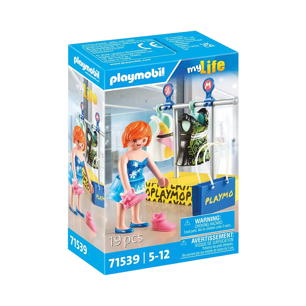 Brinquedo Playmobil MY Life Clothes Shopping 71539