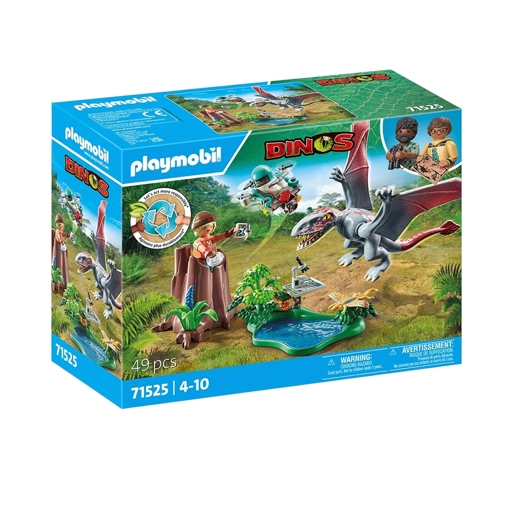 Brinquedo Playmobil Dinos Observatory For Dimorphodon 71525