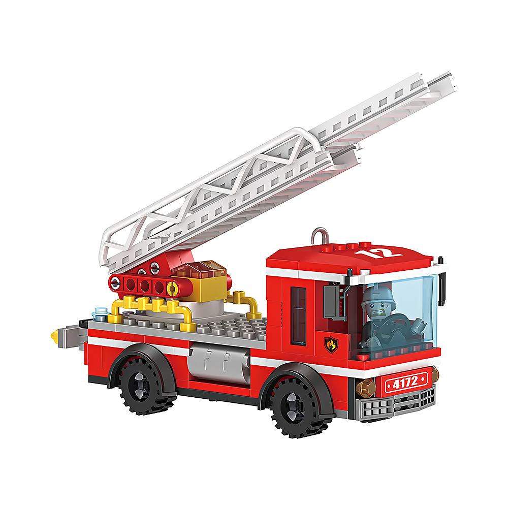 Brinquedo de Construção Cogo Fire 4172 Fire Emergency 260 Peças