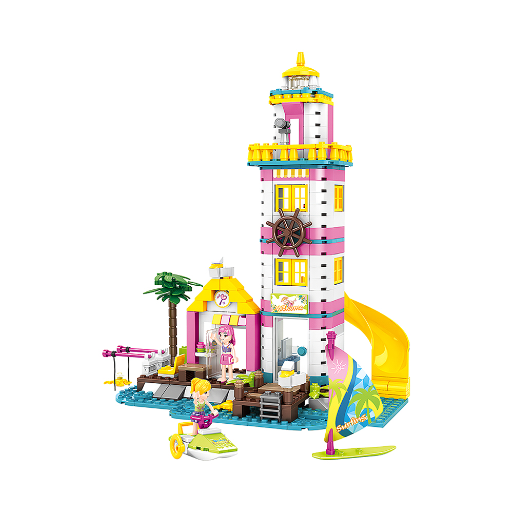 Brinquedo de Construção Cogo Girls 4556 Island Lighthouse 412 Peças