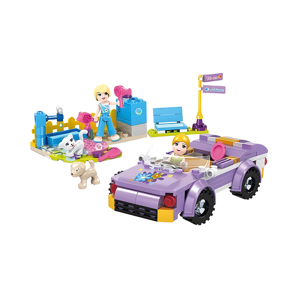 Brinquedo de Construção Cogo Girls 4549 Travelling Girl 182 Peças