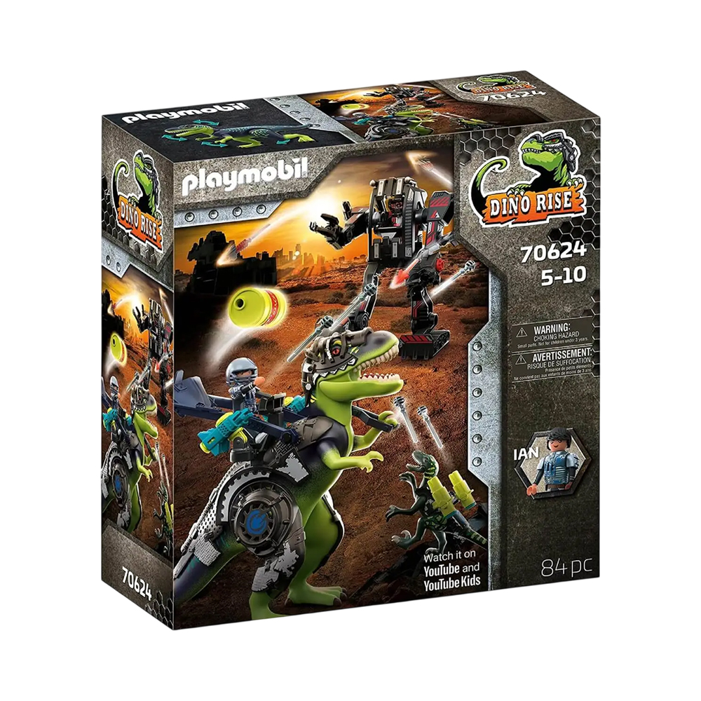 Brinquedo Playmobil Dino Rise Batalha dos Gigantes 70624