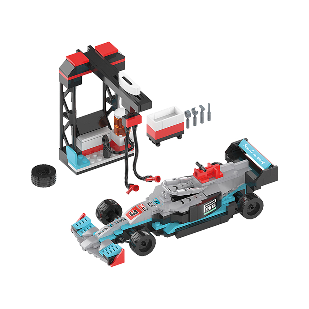 Brinquedo de Construção Cogo Race Cars Formula One Racing 3457 288 Peças