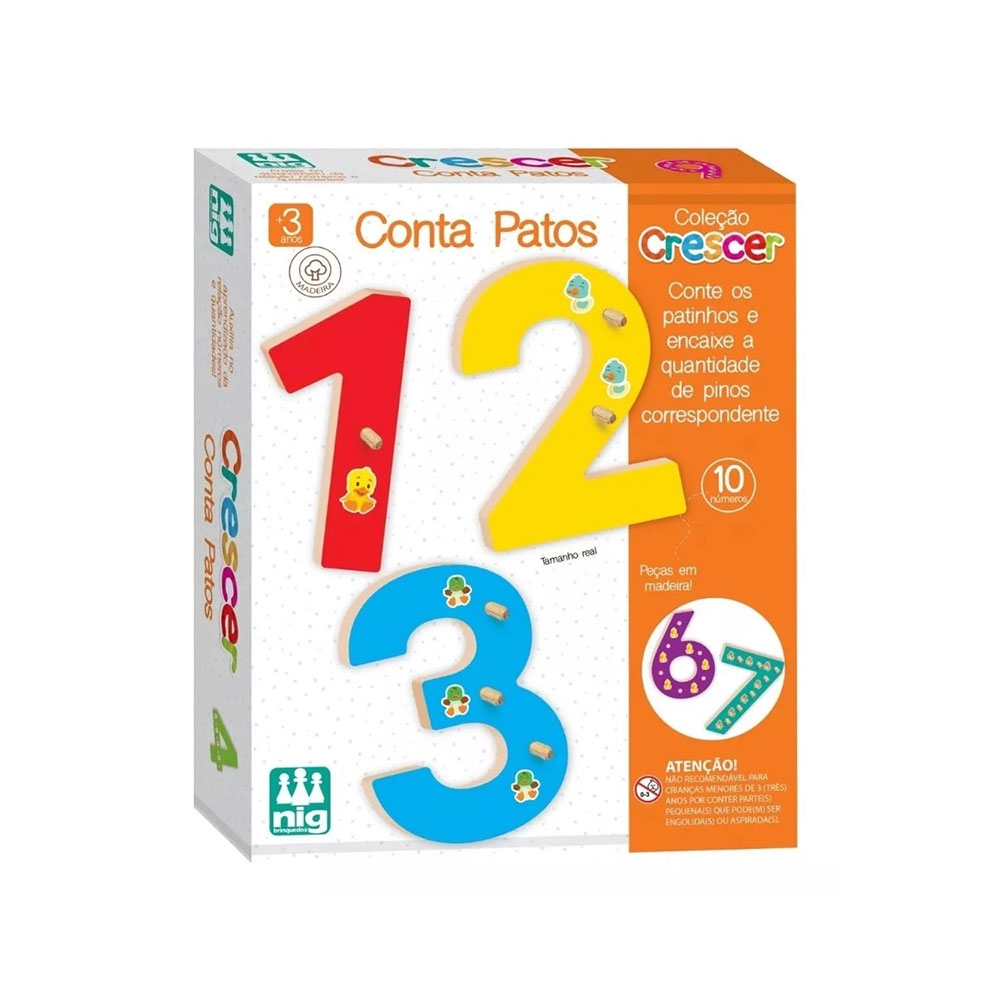 Conta Patos Nig 10 Peças