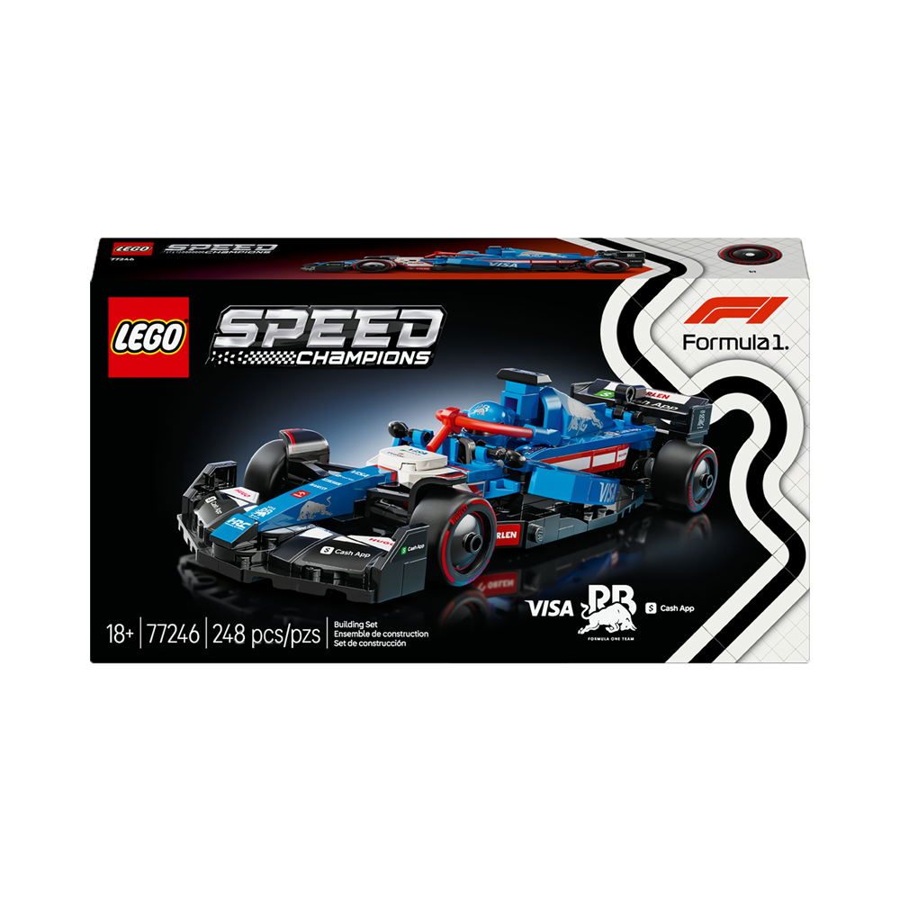 Brinquedo de Construção Lego Speed Champions Visa Cash App RB Vcarb 01 F1 77246 248 Peças