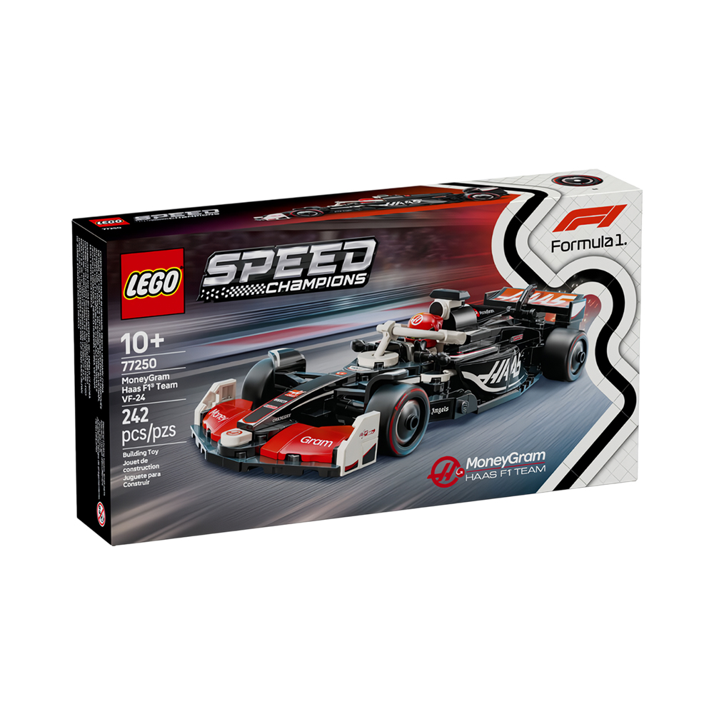 Brinquedo de Construção Lego Speed Champions Moneygram Haas F1 Team VF-24 77250 242 Peças
