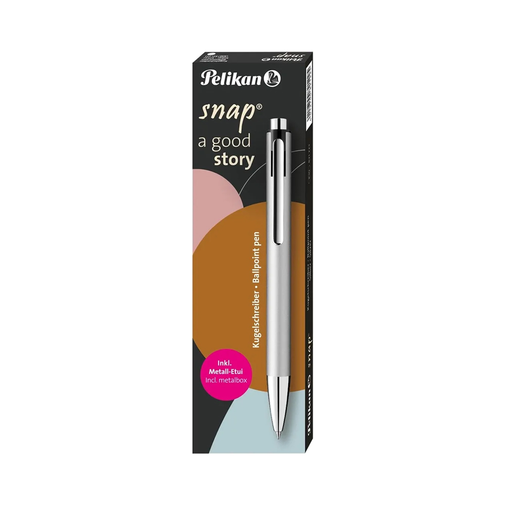 Caneta Pelikan Snap a Good Story K10 821 223 Prata