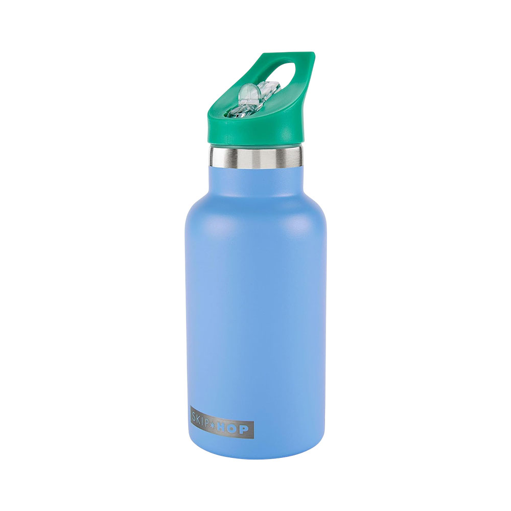 Garrafa Infantil Skip Hop Spark Style Canteen Bottle 9Q361010 Azul 380ML