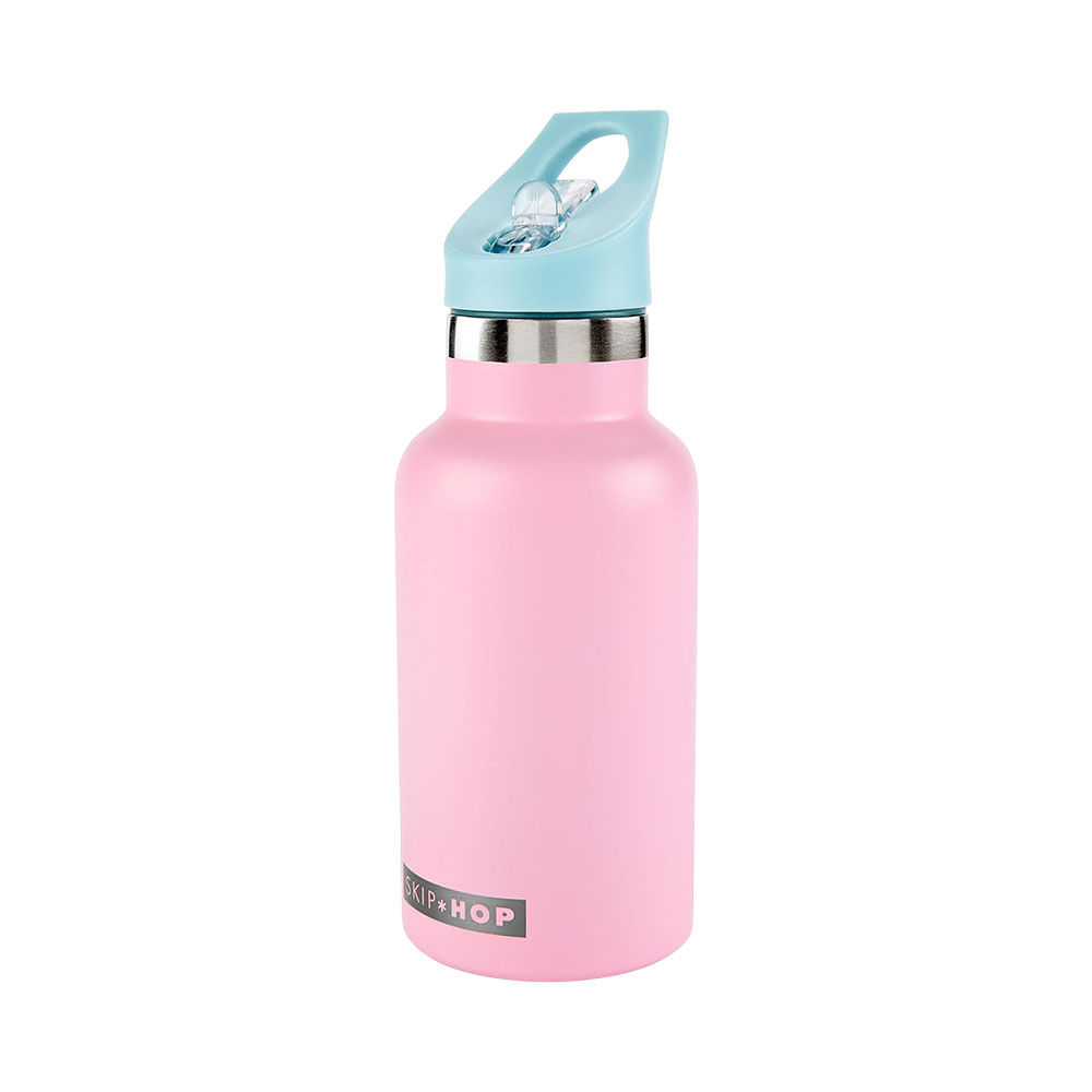 Garrafa Infantil Skip Hop Spark Style Canteen Bottle 9Q361110 Rosa 380ML