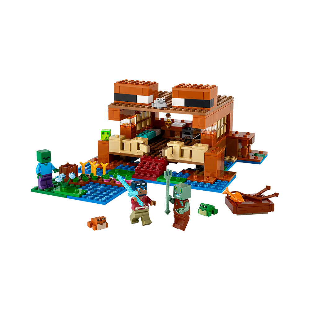 Brinquedo de Construção Lego Minecraft The Frog House 21256 400 Peças