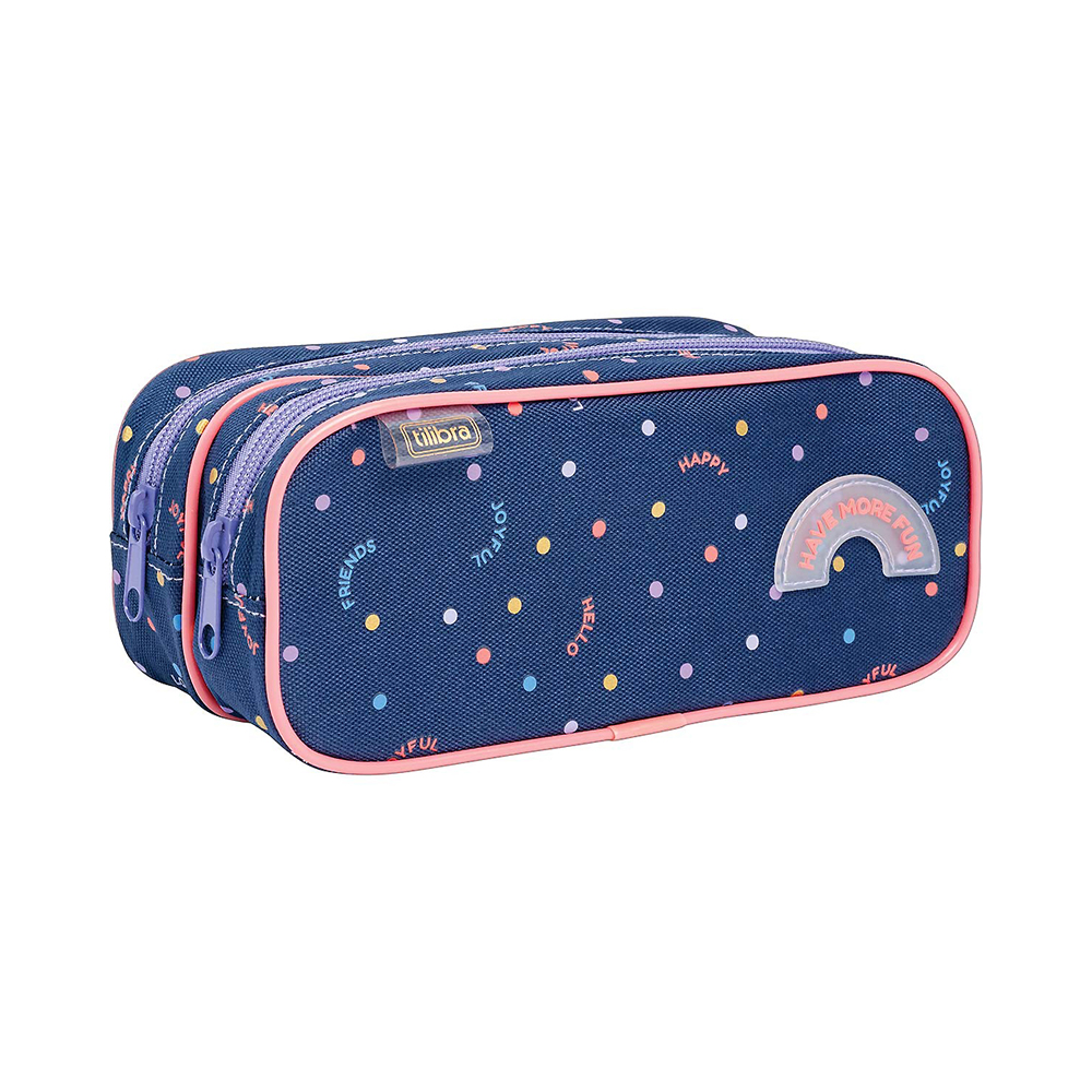 Estojo Tilibra Académie Dots 336707 Sortido 1 Peça