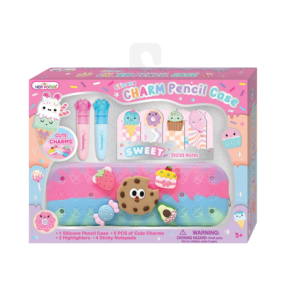 Estuche Silicone Charm Pencil Case Hot Focus 241SW