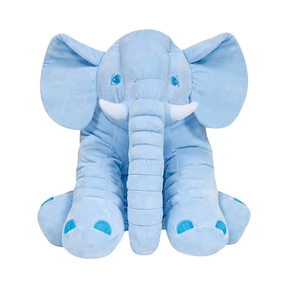 Pelúcia Buba 7563 Elefante Gigante Celeste