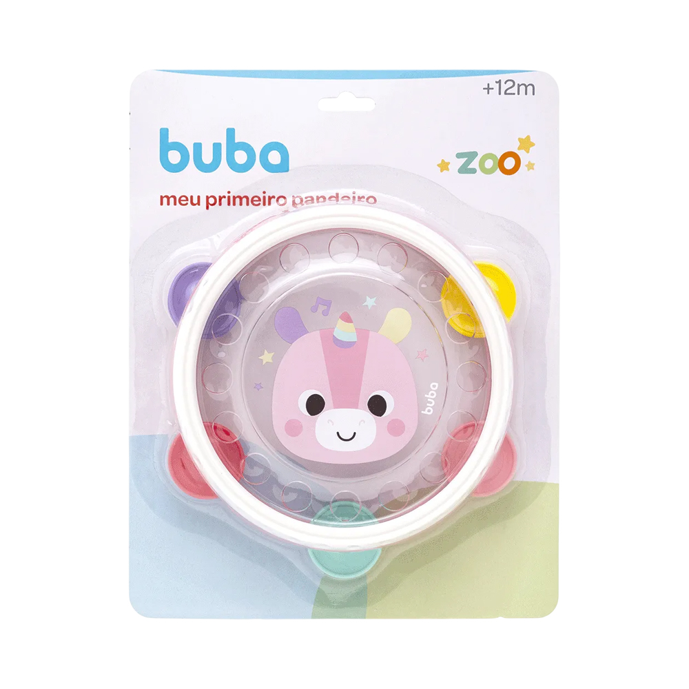 Brinquedo Pandeiro Zoo Unicornio Buba 18826