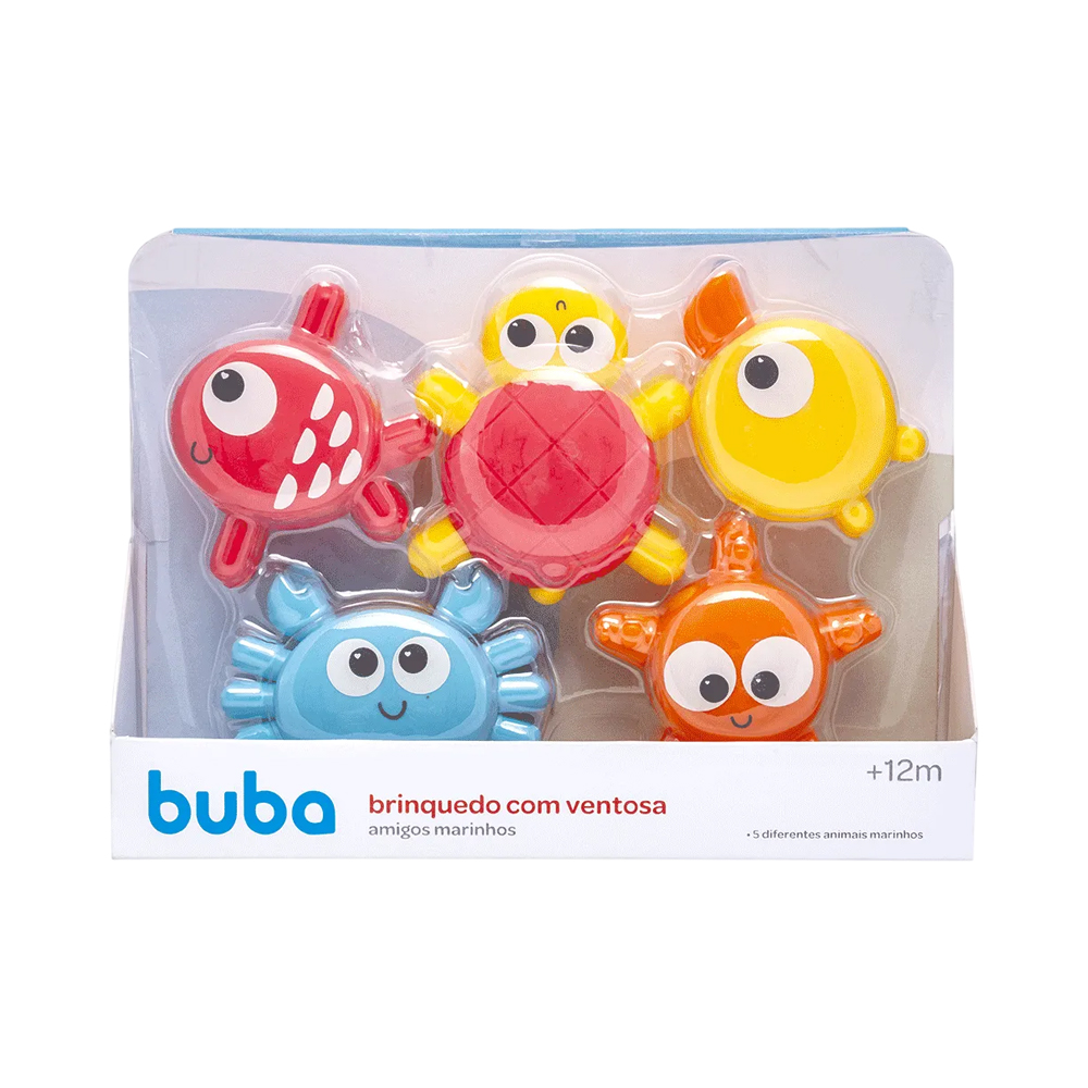 Brinquedo de Banho Amigos Marinhos Buba 18759
