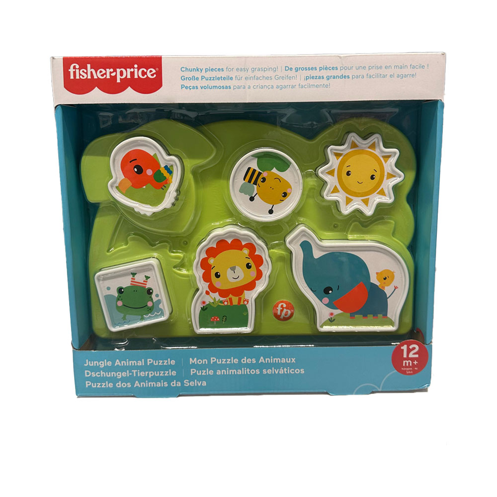 Brinquedo Jungle Animal Puzzle Fisher Price GYM45