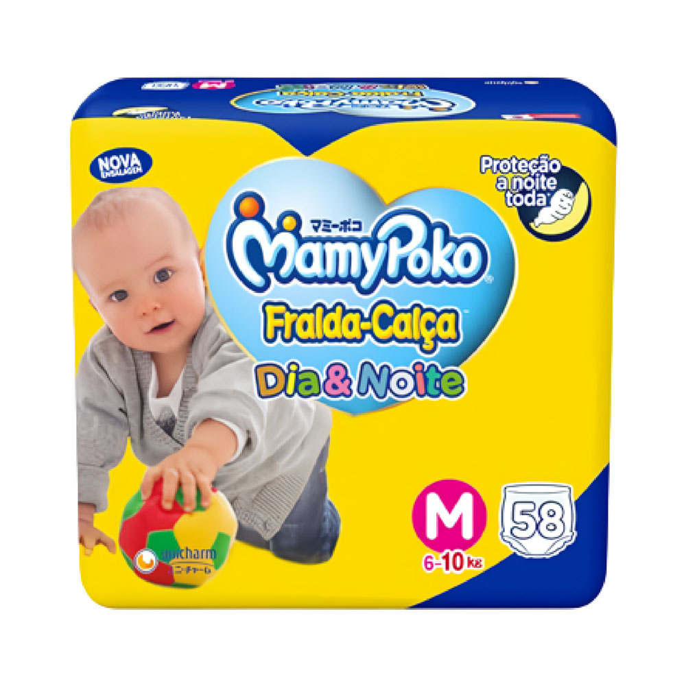 Pañal M/6-10KG 58 Unidades Mamypoko 445