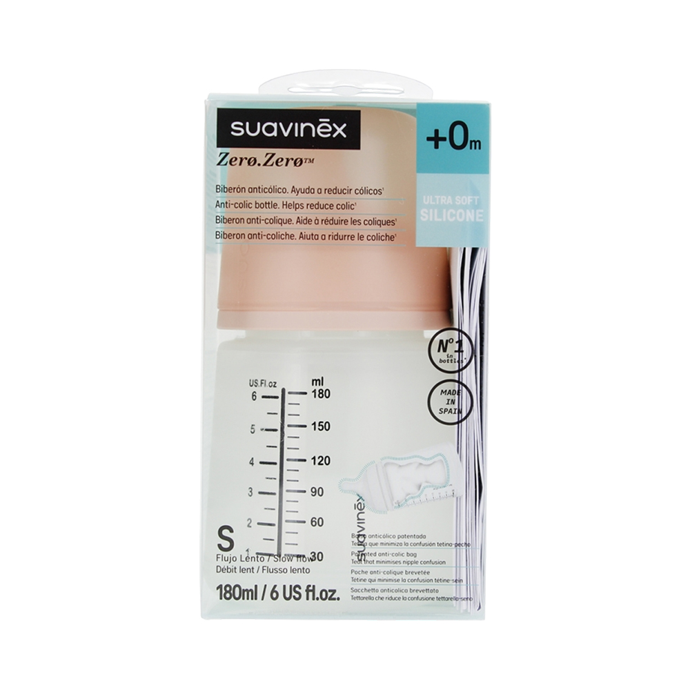 Biberão Zero Zero 180ML +0M Suavinex 3189104