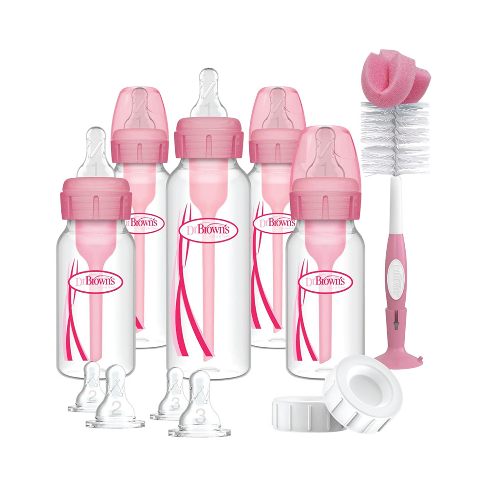 Kit de Biberones Rosa DR. Brown`s SB05307