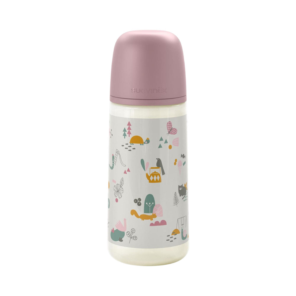 Biberón Rosa Anticólico +6M 360ML Suavinex 83706