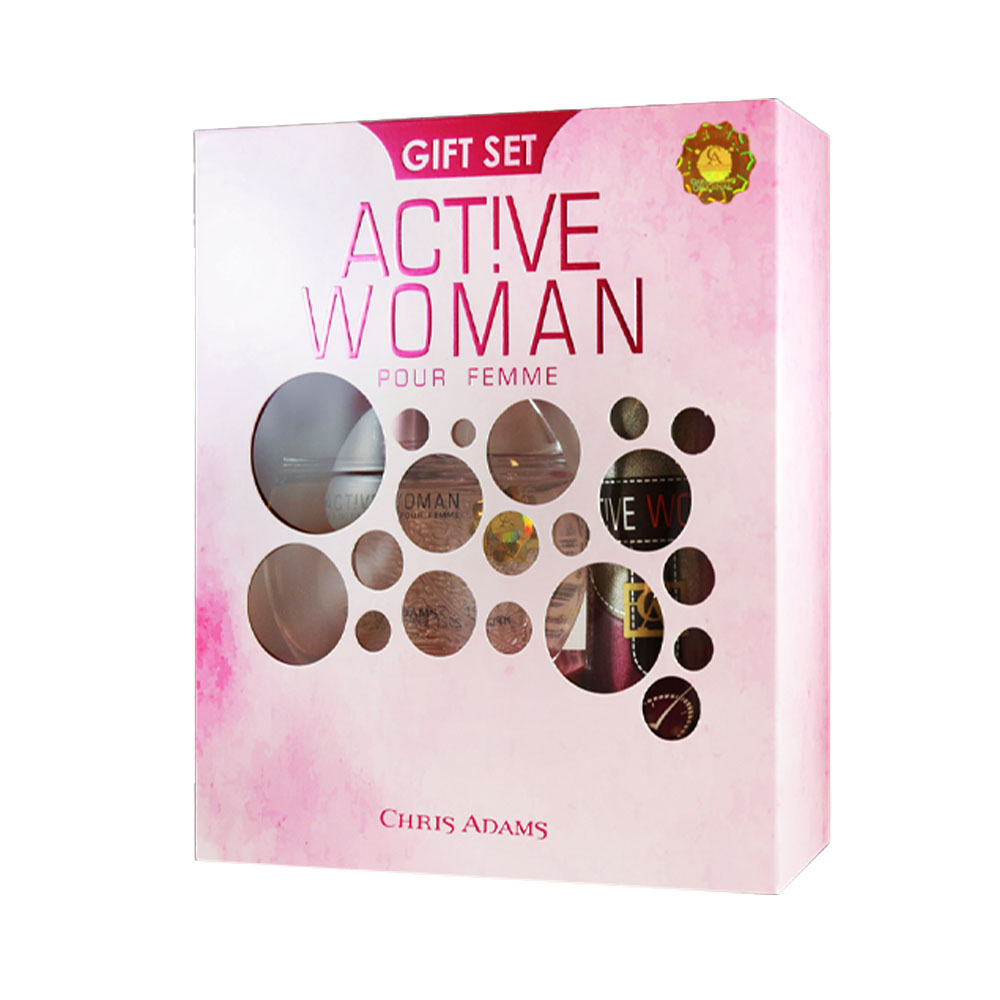 Perfume Kit Chris Adams Active Eau de Parfum 80ml +Deodorant 200ml
