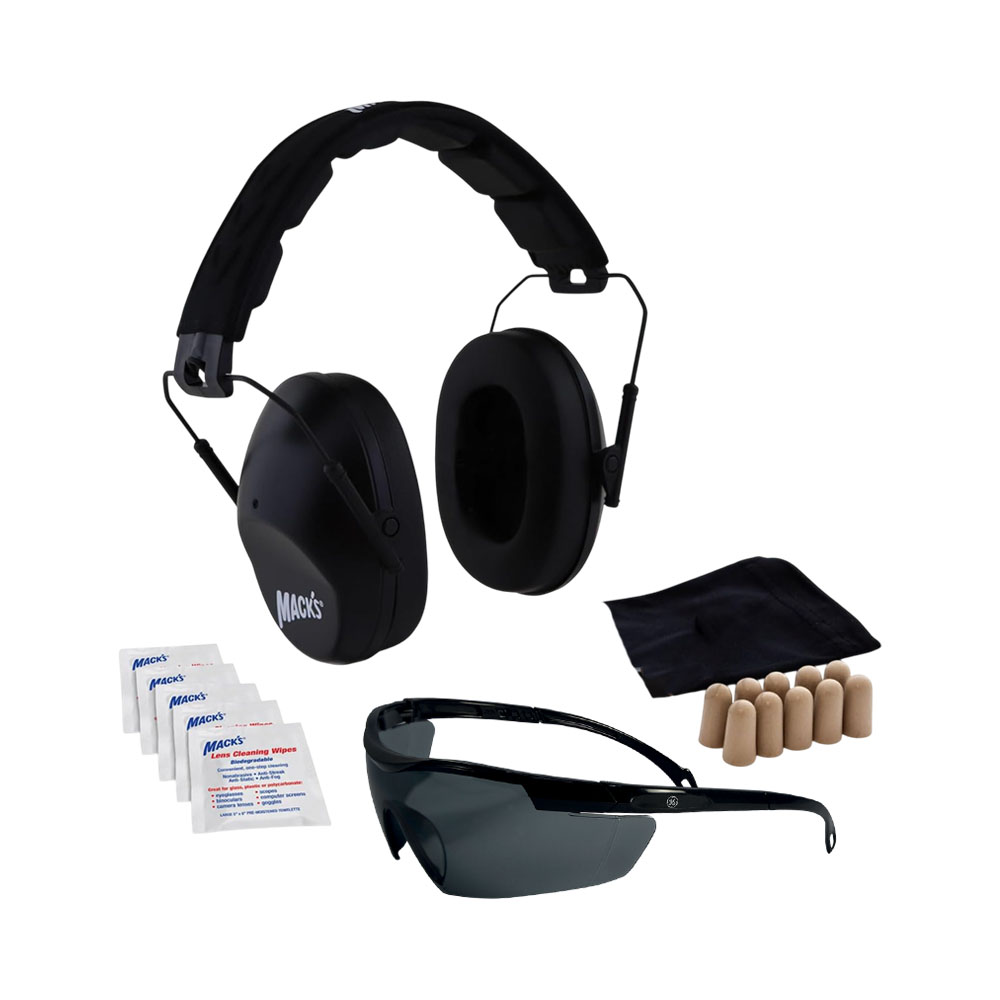 Kit de Segurança Definitiva para Tiro Mack Shooters Doublé-up 12 Peças