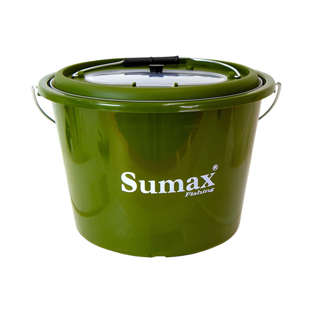 Balde para Iscas Vivas Sumax Fihsing SU-2113 40CM 15L Verde