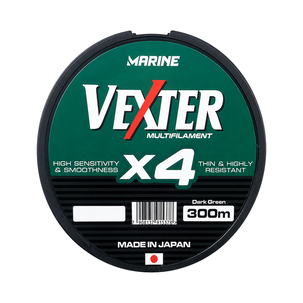 Hilo de Pesca Marine Vexter 6.8KG 0.35MM 300M Verde