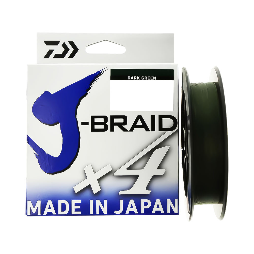 Linha de Pesca Daiwa J-braid 4X 18,14KG 0.29MM 270M Green