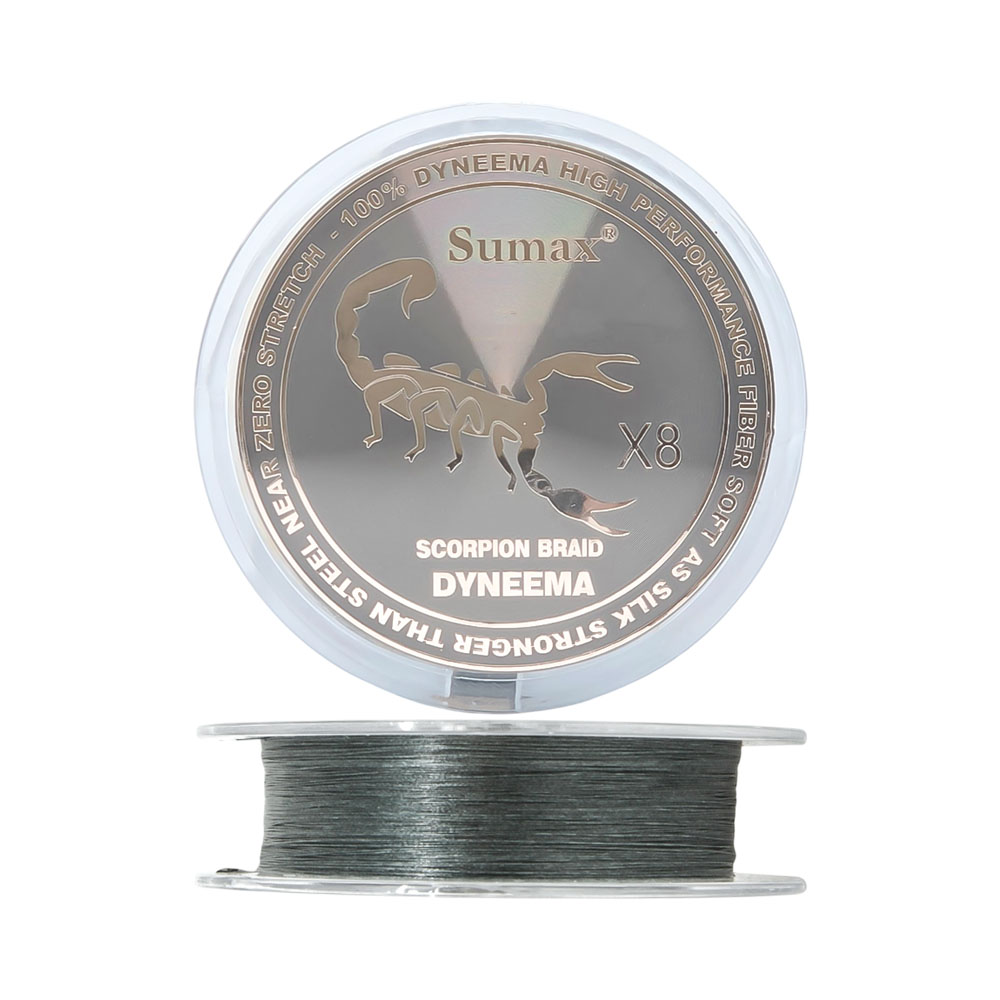 Linha de Pesca Sumax Scorpion Dyneema X8 36,2KG 0.45MM 150M Gray