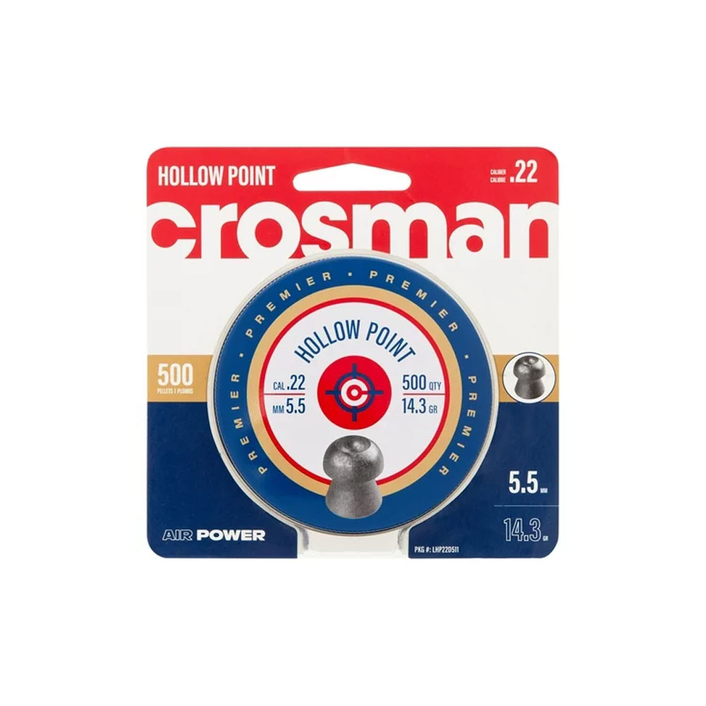 Munição Crossman LHP22 HP 5.5MM 500 Peças