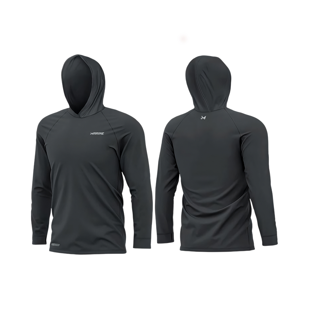 Camisa de Pesca Marine Prime Poliamida com Capuz Lead