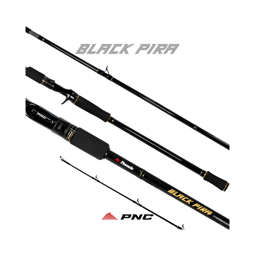 Vara para Carretilha Pinnacle Black Pira BP-C802H 30-60LB 2,40M 2 Partes