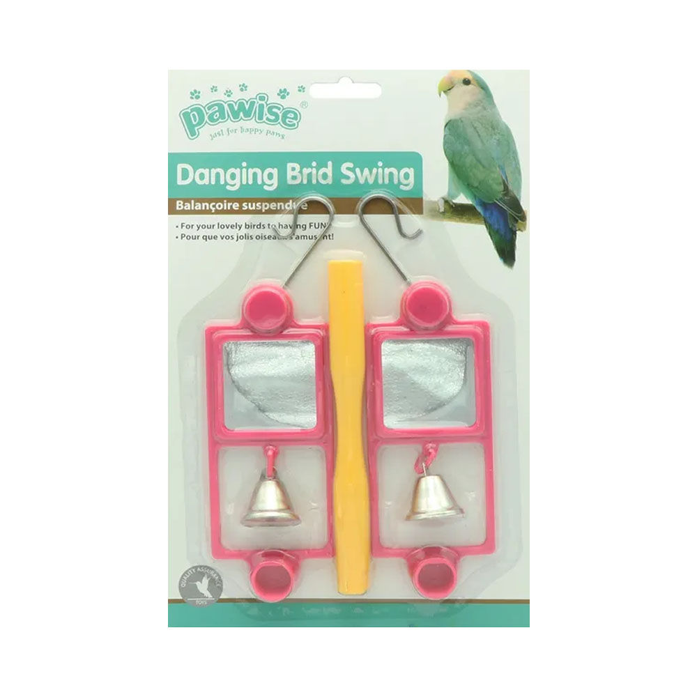 Brinquedo para Animais de Estimação Pawise 49566 Balanço 26CM Rosa/amarelo