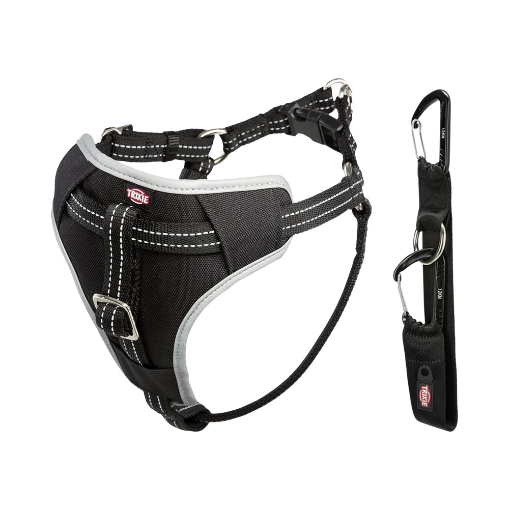 Arnês de Segurança para Carro Trixie Dog Protect 12856 M 50-65CM Preto